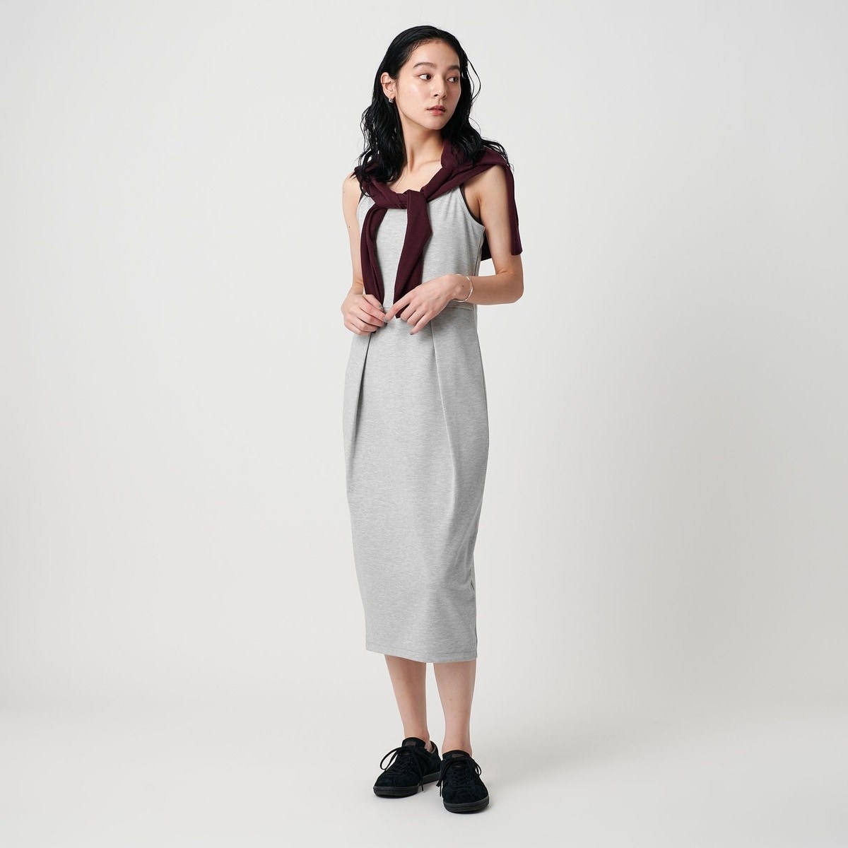 新品】BEAUTY&YOUTH ジョーゼットシャーリングフフレアスリーブ