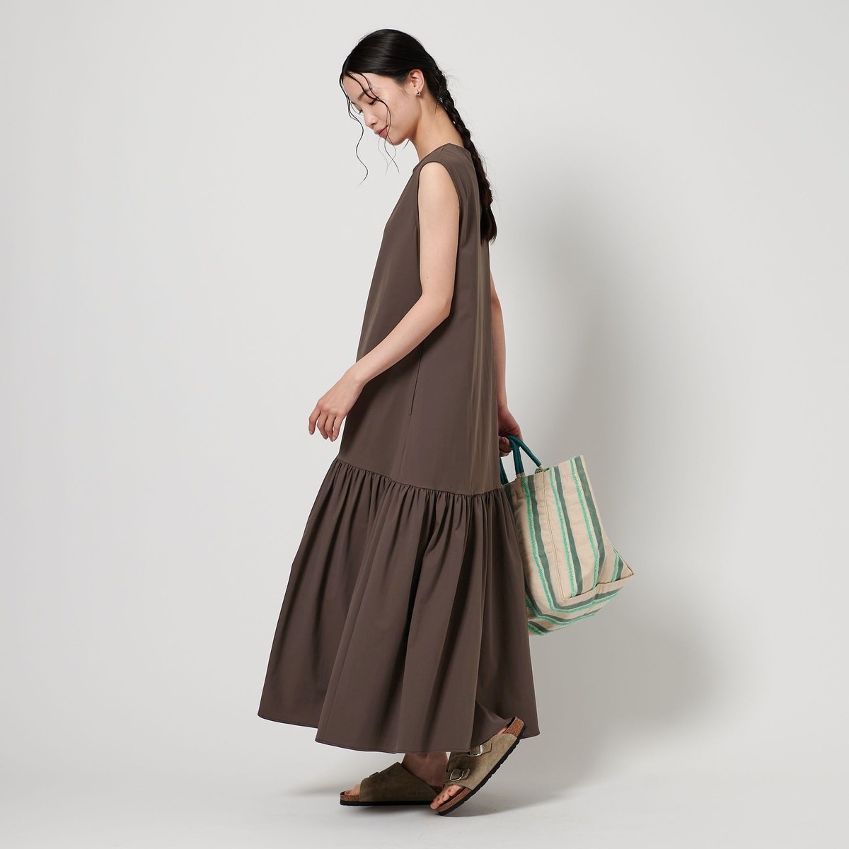 BEAUTY&YOUTH ツイル ジャンパースカート＆ジレ ―2WAY― BEAUTY&YOUTH ツイル ジャンパースカート＆ジレ ―2WAY―