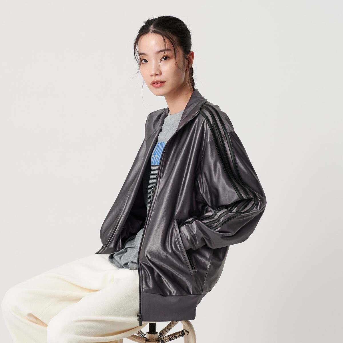 ビューティーアンドユース　アディダスファイヤーバード メタリックトラックトップ BEAUTY&YOUTH UNITED ARROWS｜<adidas Originals>ファイヤー