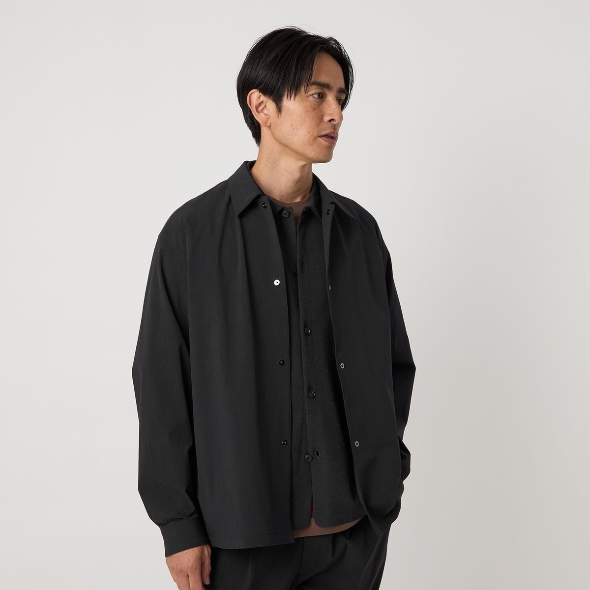 25ss 360°MASTER バンド ジップジャケット　黒　Ｍサイズ 360°MASTER バンド ジップジャケット - セットアップ対応