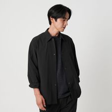 360°MASTER リングドット シャツアウター -セットアップ対応 ストレッチ ウォッシャブル