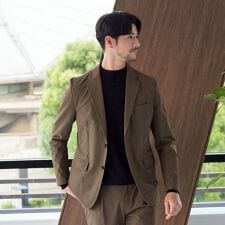 【WEB限定】 360°MASTER スマート 2B ジャケット セットアップ対応 ストレッチ ウォ