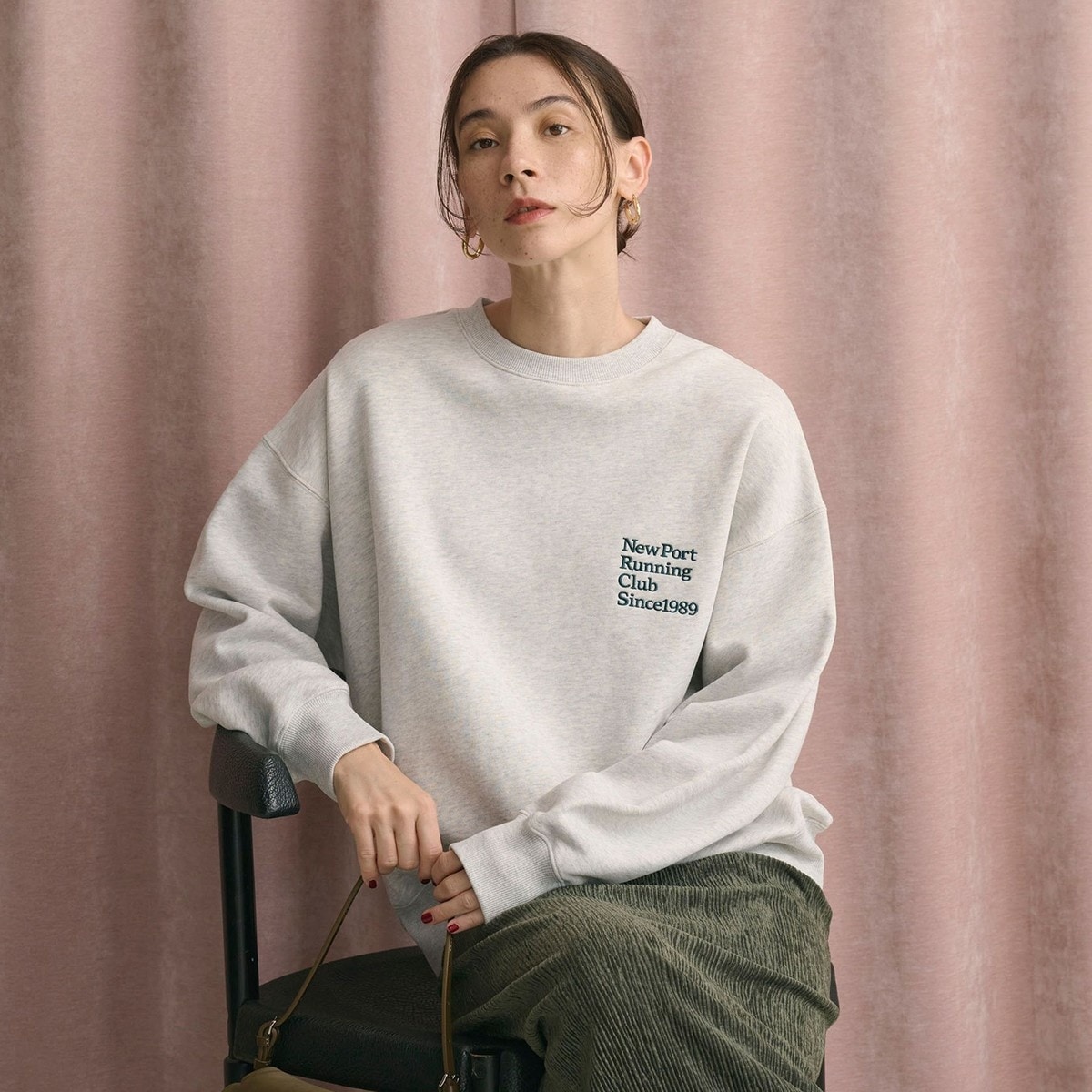 コットン裏毛 ロゴスウェット プルオーバー | ビューティー＆ユース