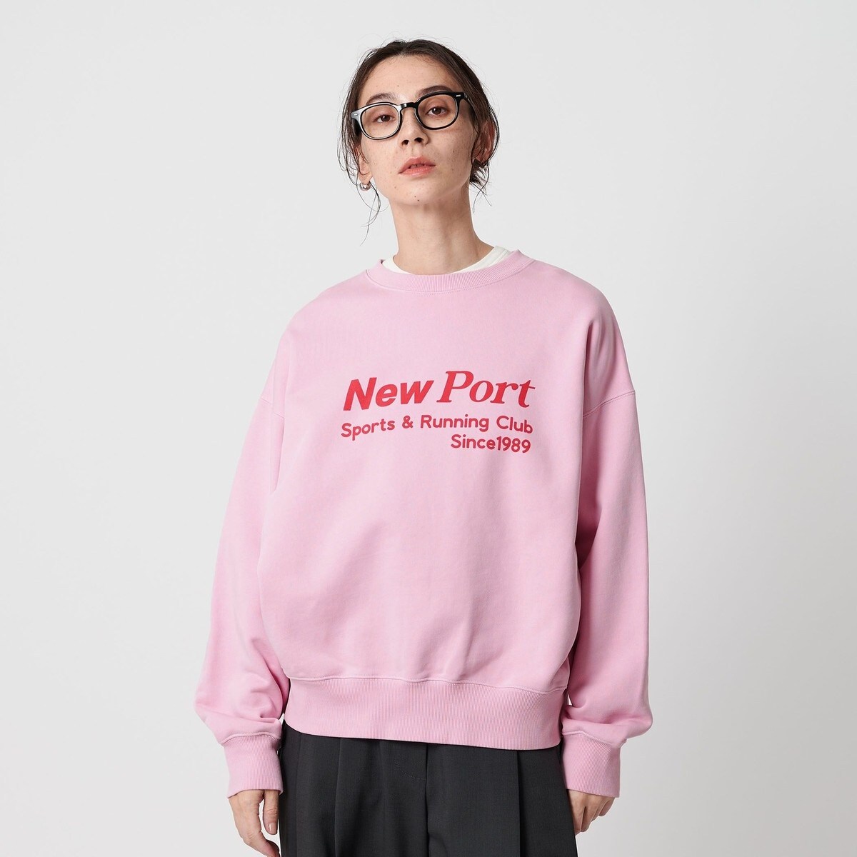 NOLLEY’S 裏毛ハーフジッププルオーバーカットソー　タグ付き NOLLEY'S 裏毛ハーフジッププルオーバーカットソー タグ付き