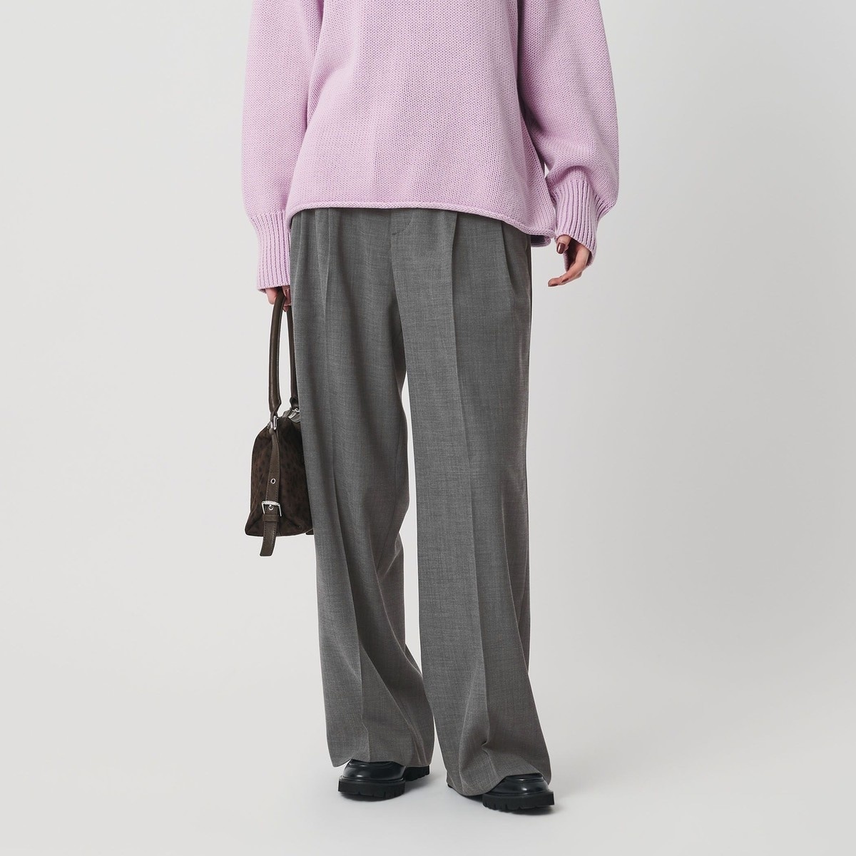 コットンナイロン レースワイドパンツ | ビューティー＆ユース