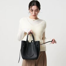 ジップポケット 2ハンドル トートバッグ -2WAY-