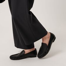 ビューティー＆ユース ユナイテッドアローズ(BEAUTY&YOUTH)のレザー ギャザー ローファー