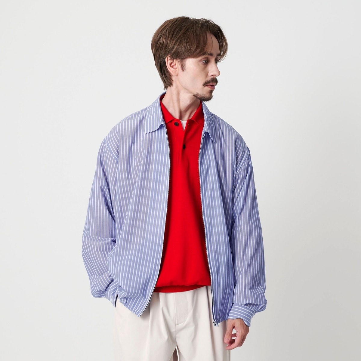 LACOSTE for BEAUTY&YOUTH＞ワントーン シャツジャケット