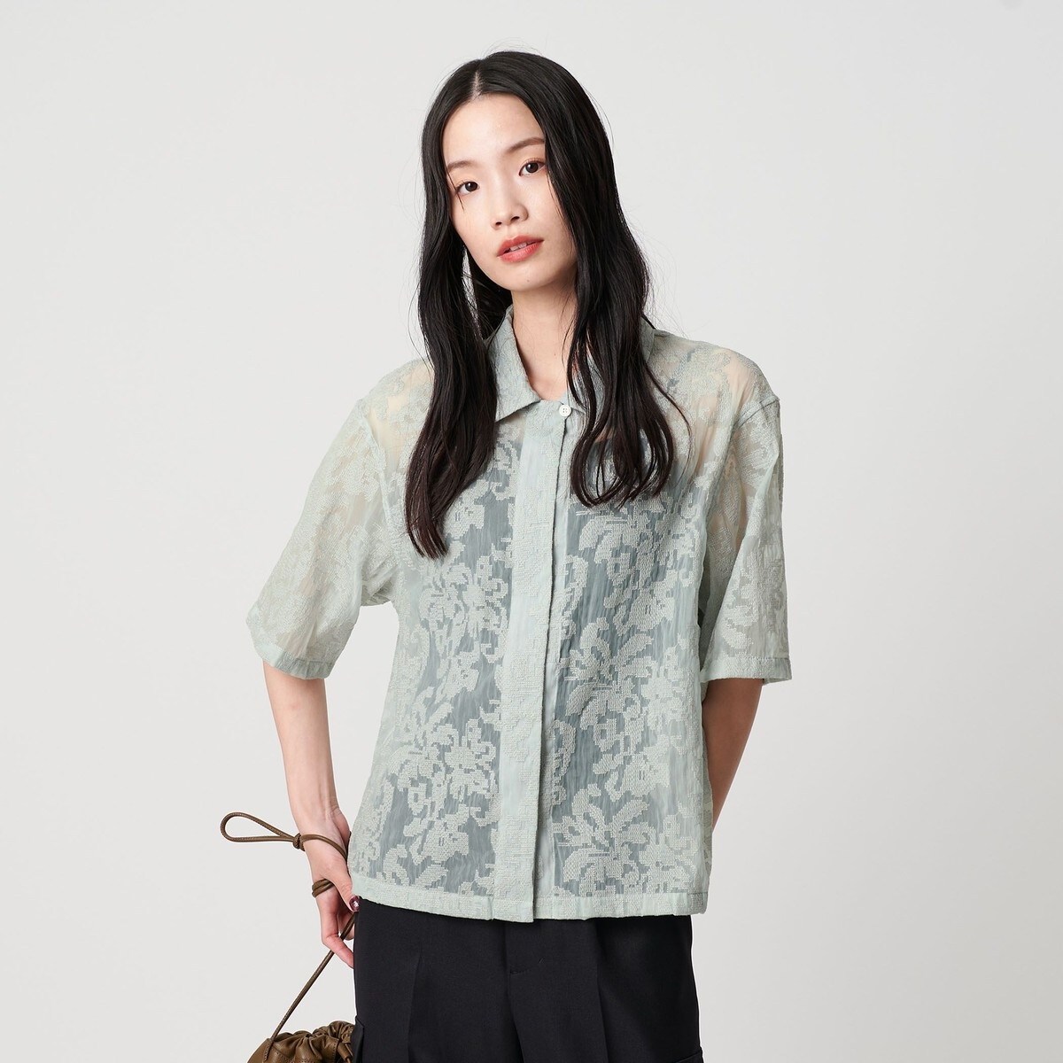 BEAUTY&YOUTH カットジャカード ショートスリーブシャツ BEAUTY&YOUTH UNITED ARROWS（ビューティーアンドユース
