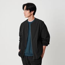 360°MASTER クルー ジップジャケット -セットアップ対応 ストレッチ ウォッシャブル マル