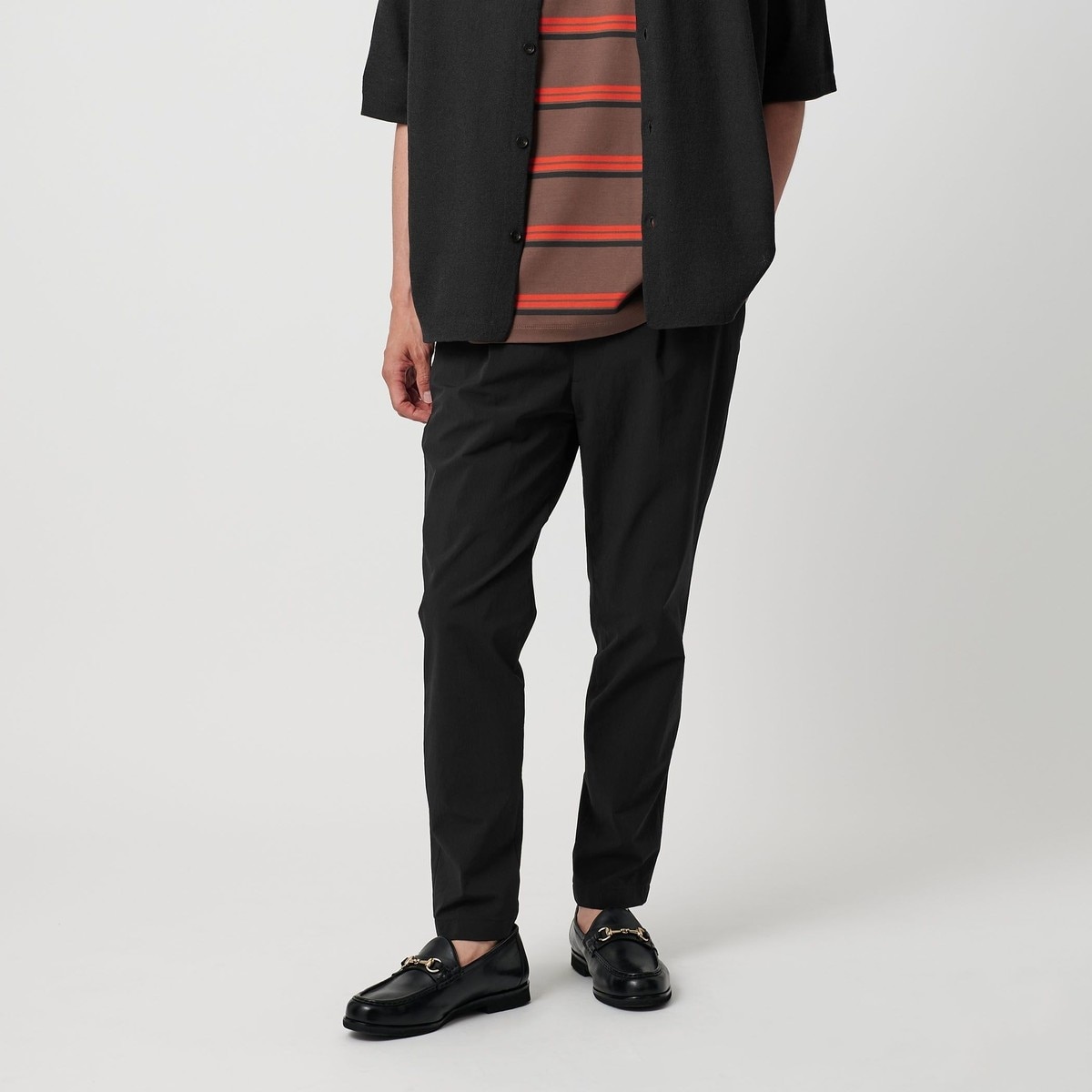 BEAUTY&YOUTH ダブルクロス メランジ ノープリーツ ストレートパンツ UNITED ARROWS LTD. OUTLET｜ダブルクロス メランジ ノー