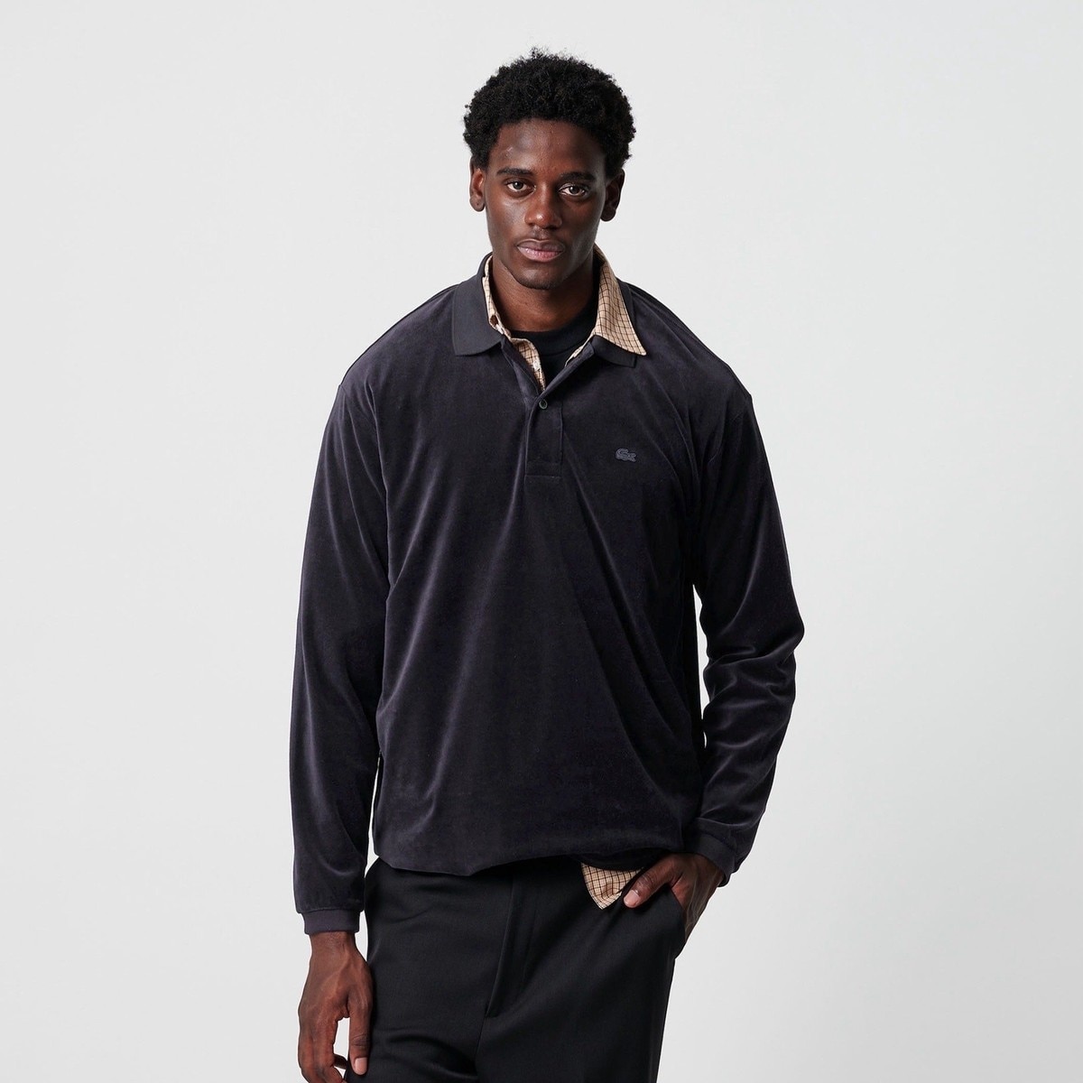 LACOSTE for BEAUTY&YOUTH スウェット ポロシャツ LACOSTE for BEAUTY&YOUTH 25SS 別注スウェットポロシャツが国内