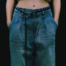 ＜LAPUIS＞ハート パーツ ベルト