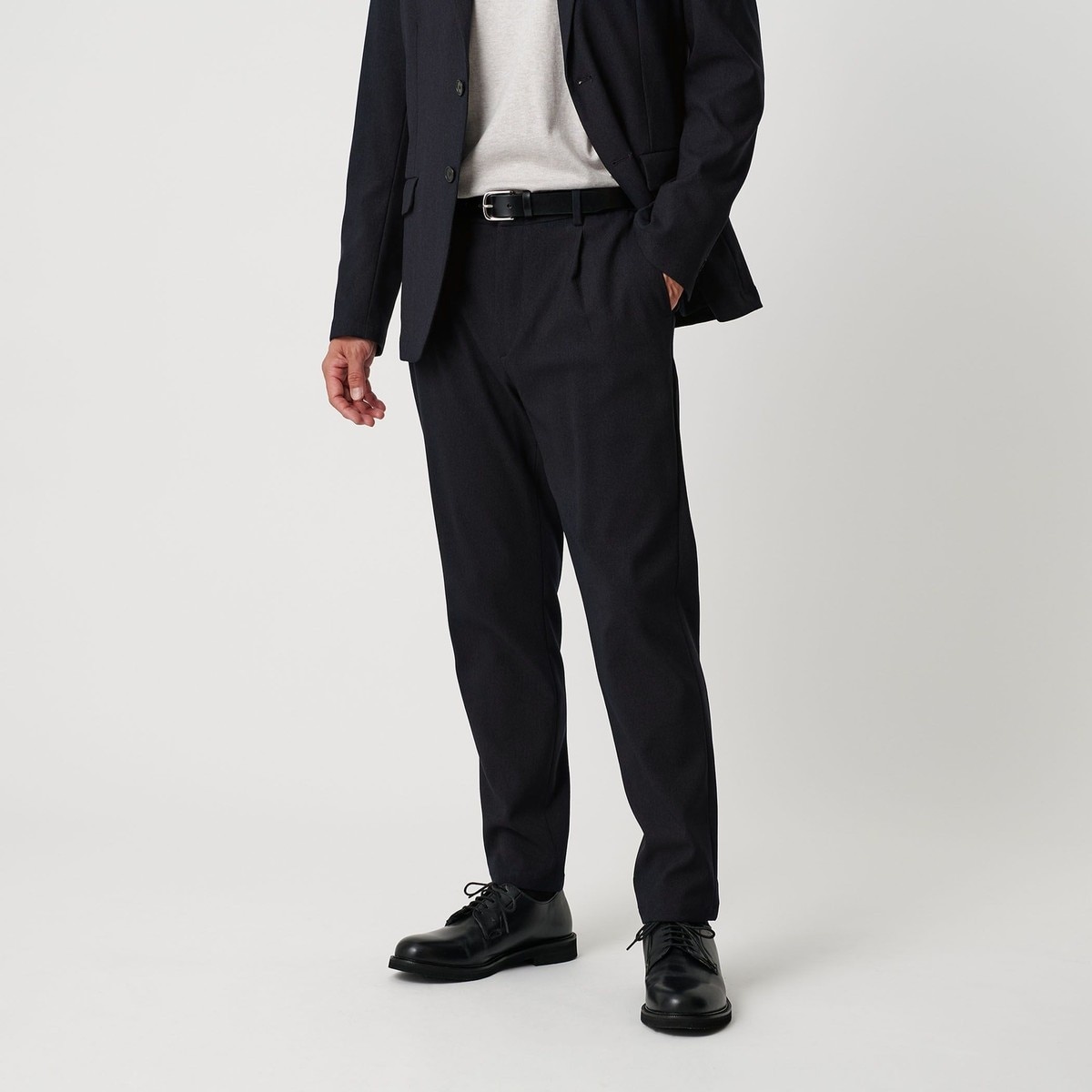 360°MASTER 1プリーツ テーパード イージーパンツ -セットアップ