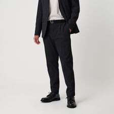 リサイクル ポリエステル 1プリーツ テーパード パンツ NO.3 セットアップ対応 ウォッシャブル