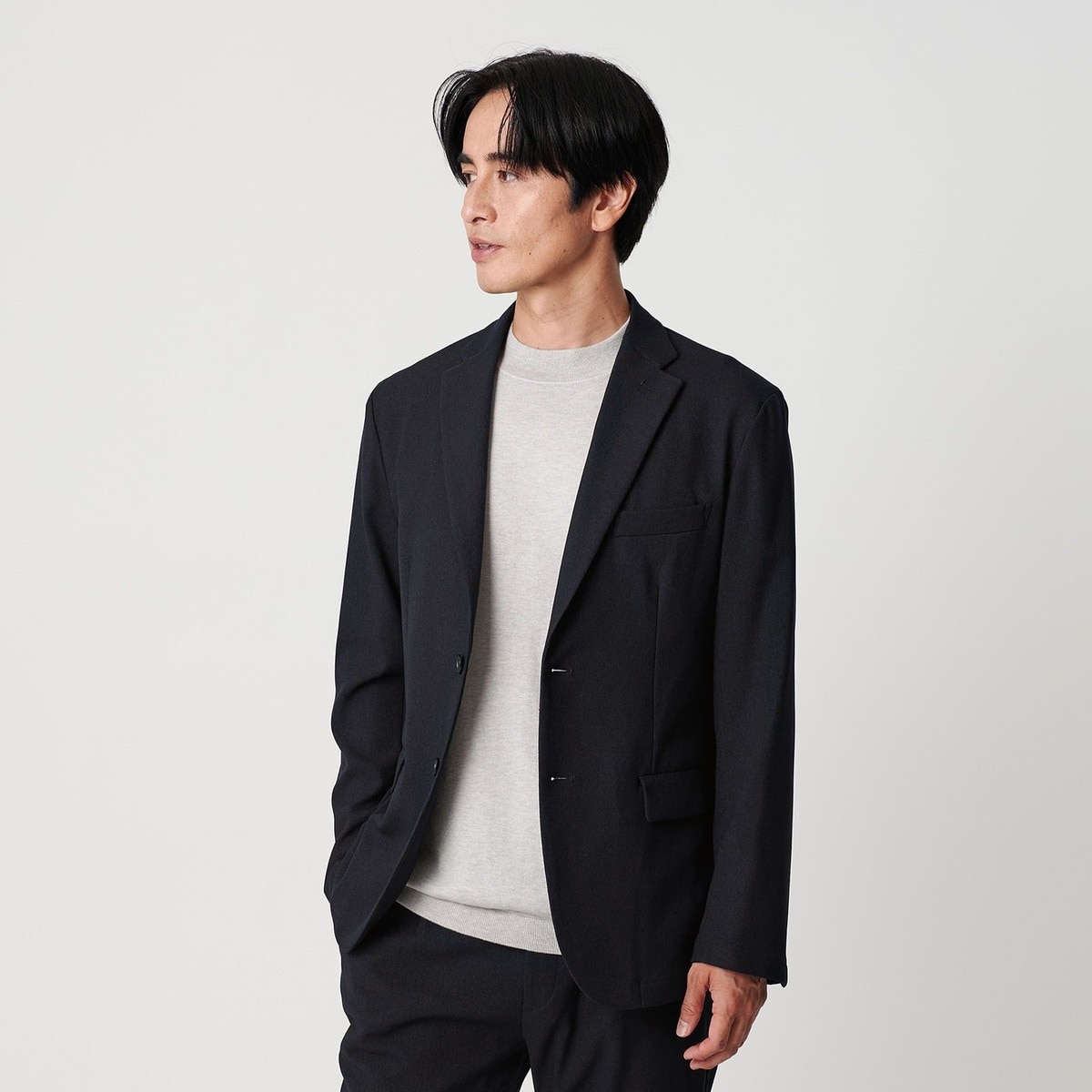 ウォッシャブル リサイクル かすりチェック トロ ダブル セットアップ セール】 【セットアップ対応】ウォッシャブル リサイクル かすり