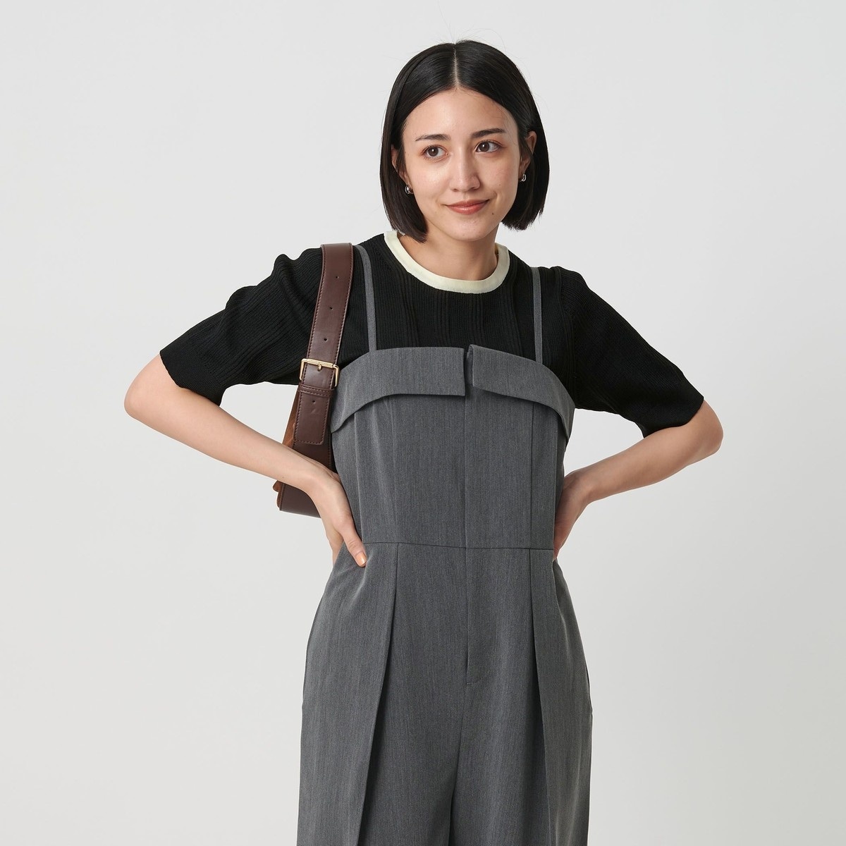 BEAUTY&YOUTH ユナイテッドアローズ　メッシュ ポロニット ブラック BEAUTY＆YOUTH UNITED ARROWS ニット セーター メッシュ