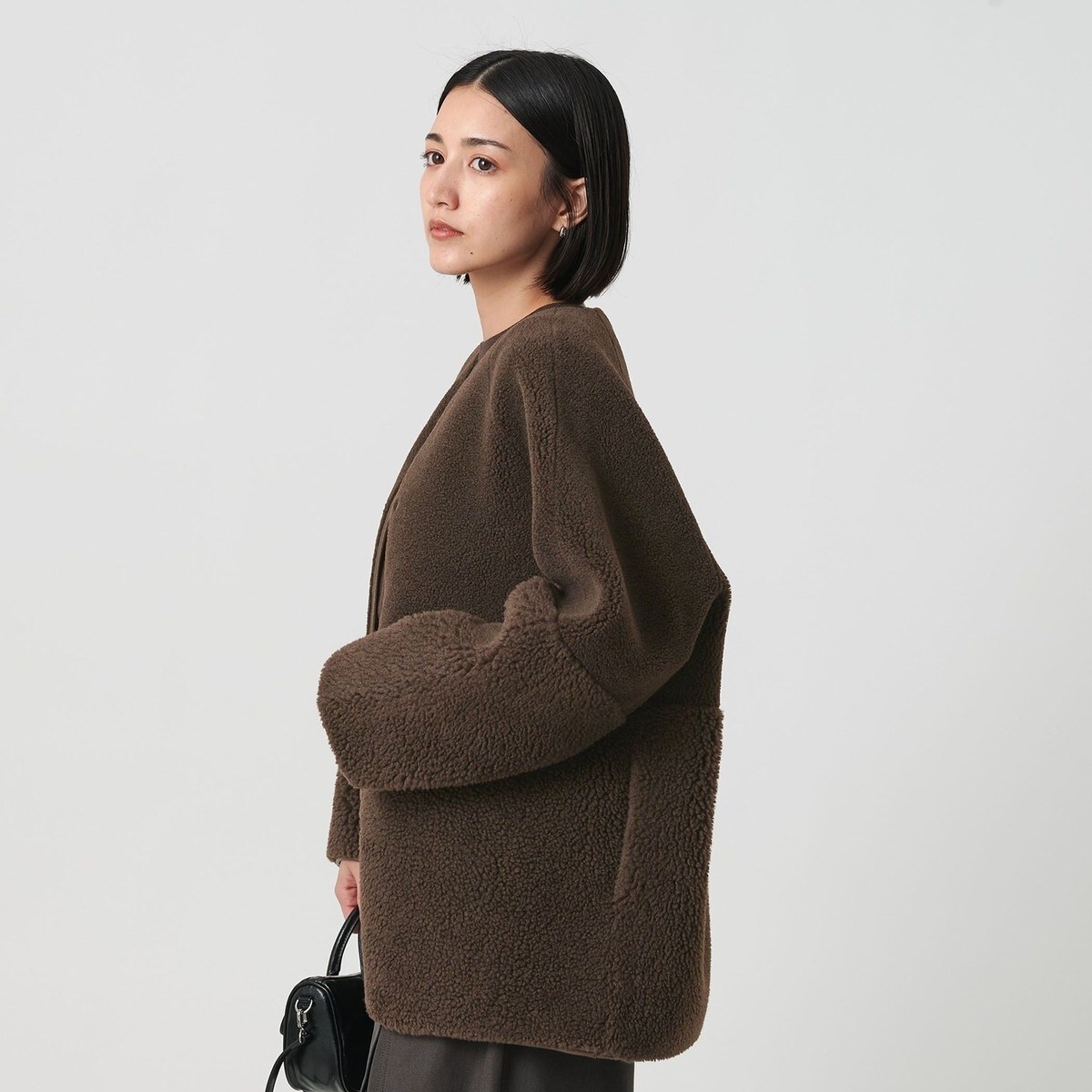 WEB限定】ボア×フェイクムートン リバーシブルジャケット