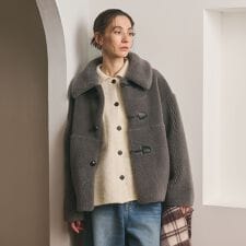 ビューティー＆ユース ユナイテッドアローズ(BEAUTY&YOUTH)の【WEB限定】ボア×フェイクムートン ループボタンジャケット 2WAY