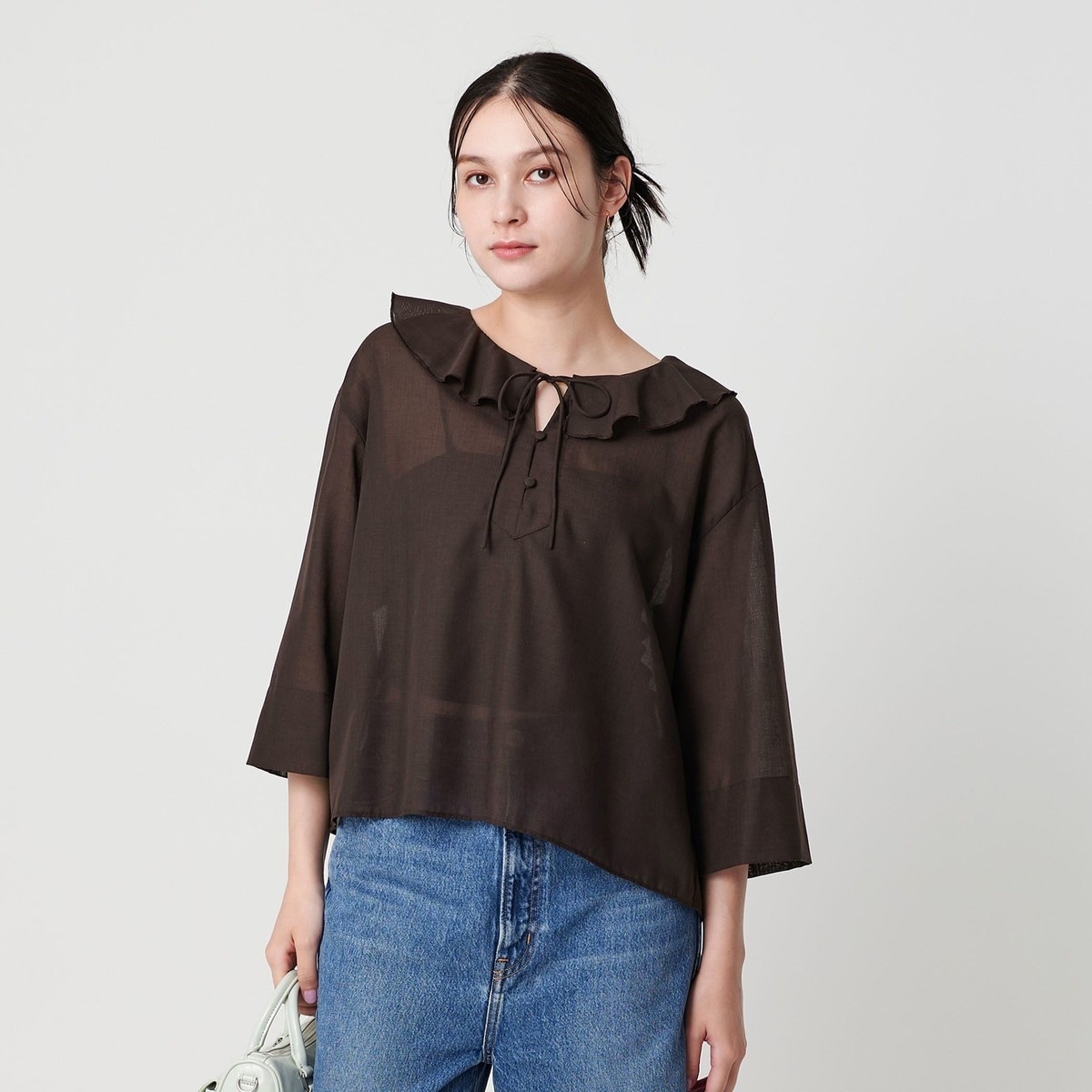 アダムエロペ BIGシルエットバンドカラーシャツ ビッグシルエット バンドカラー アソート HSシャツ
