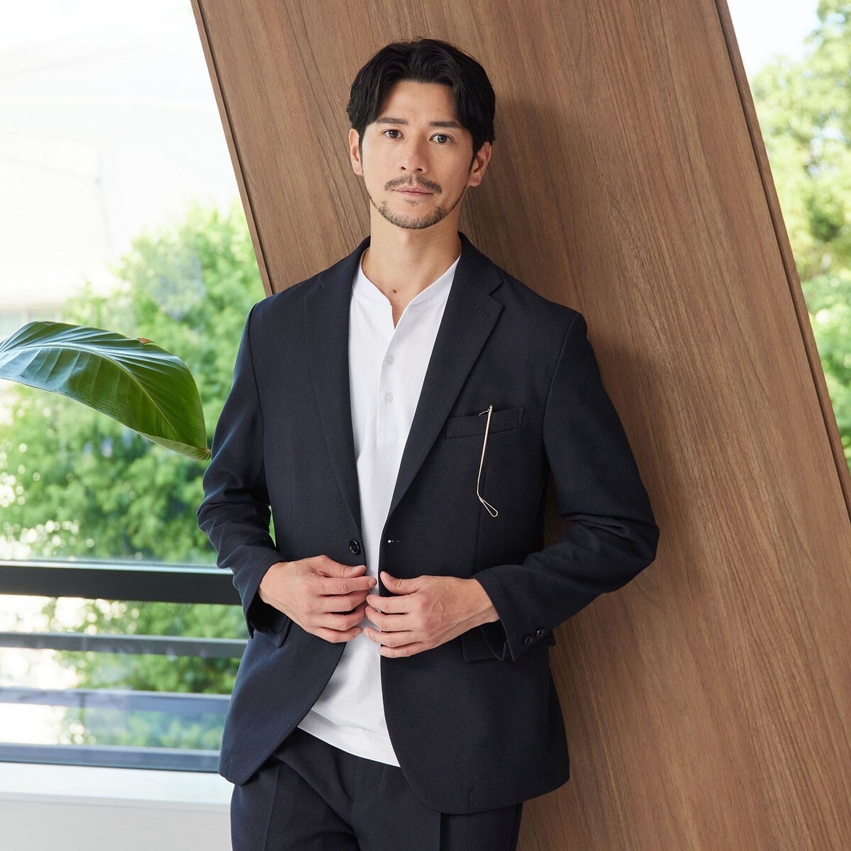 WEB限定 WARDROBE SMART】LANATEC セットアップ/背抜き