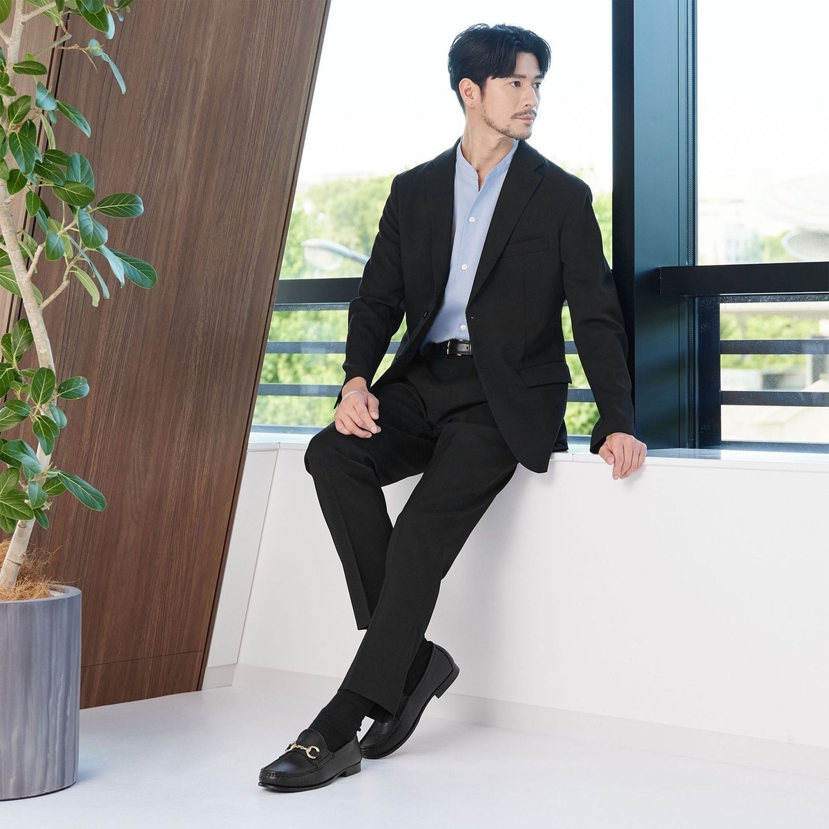 【セブンさん専用】ユナイテッドアローズ　オックスフォード セットアップ WEB限定 WARDROBE SMART】ライト オックスフォード セットアップ