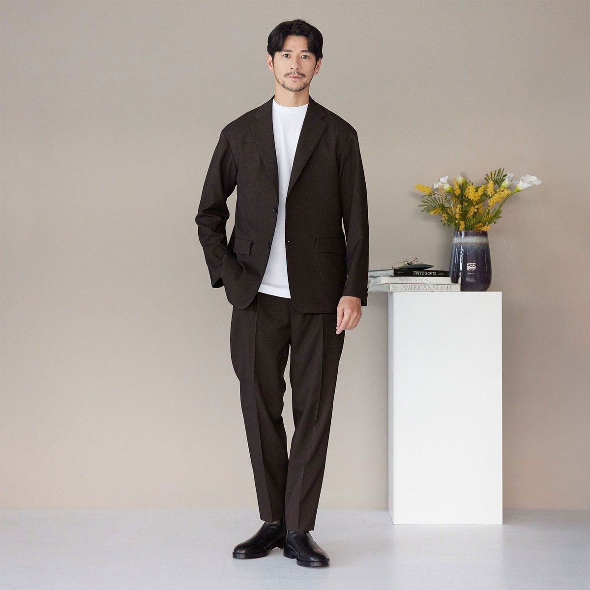 WEB限定 WARDROBE SMART】LANATEC セットアップ/背抜き