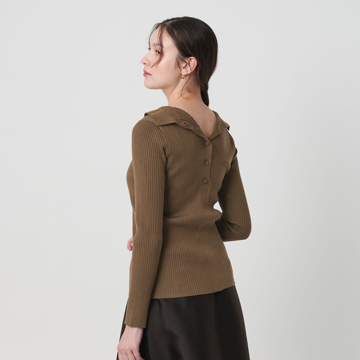 ポリエステルブレンド シャツカーディガン 2WAY | ビューティー