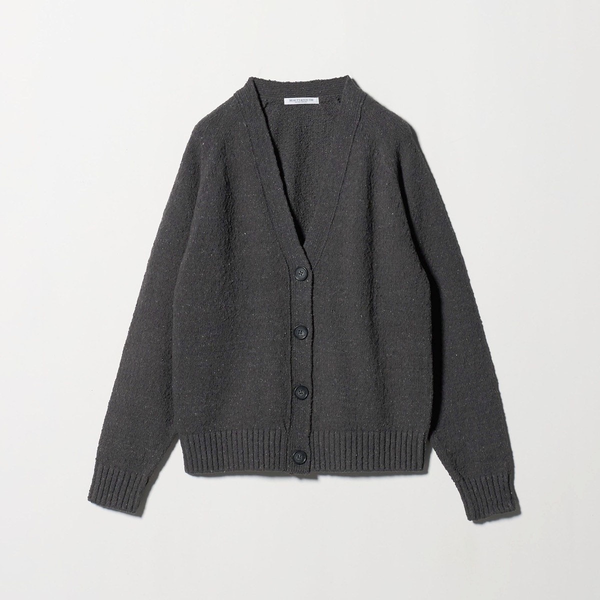 新品イエナ 80/2 Mer-Cottonセーターマシーン Vネックカーディガン 80/2 Mer-Cotton セーターマシーン Vネックカーディガン