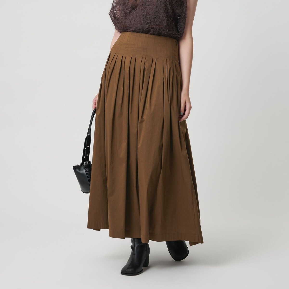 ポリエステルツイル サーキュラースカート ウォッシャブル