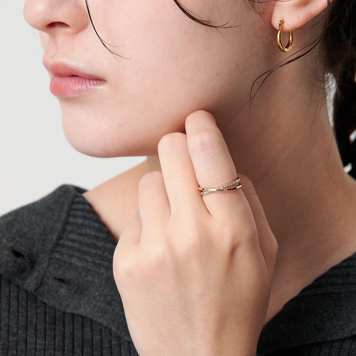 MIZUKI HANAYAMA×by Preek＞ツイスト リング | ビューティー＆ユース