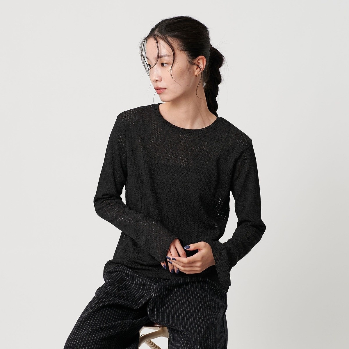 ifsixwasnine レースアップ ロングスリーブ カットソー 美品