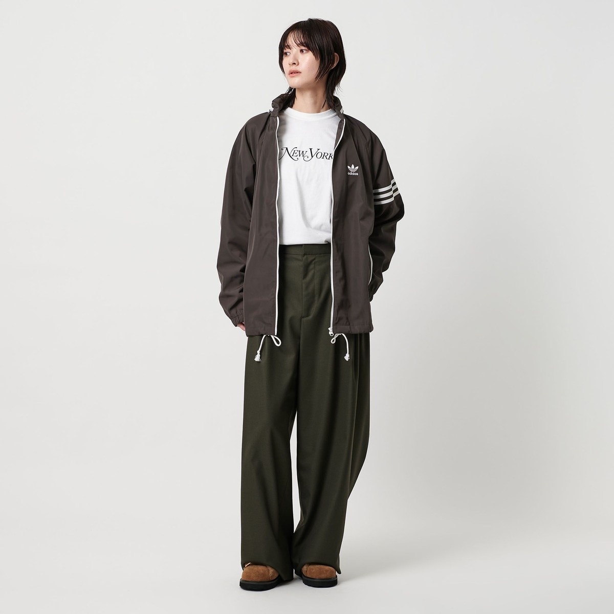 ✨希少美品✨ アディダスオリジナルス SST ボンバージャケット ロゴ 青白黄 adidas Originals/アディダスオリジナルス/オーバーサイズ SST