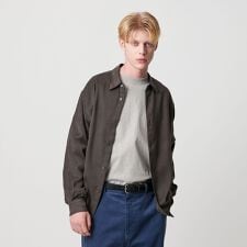 スエード タッチ レギュラー シャツ FORM型