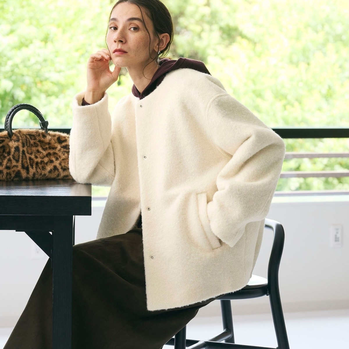 ブークレ ノーカラーブルゾン | ビューティー＆ユース ユナイテッド