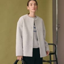 ビューティー＆ユース ユナイテッドアローズ(BEAUTY&YOUTH)のブークレー ノーカラーブルゾン