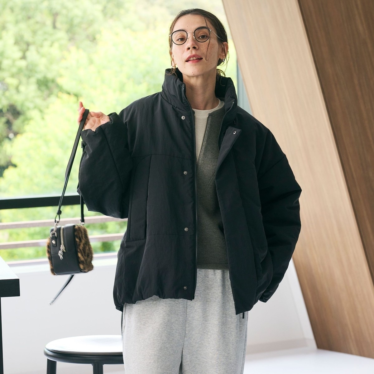 BY フェイクボアムートン ビッグ B－3 ブルゾン | ビューティー