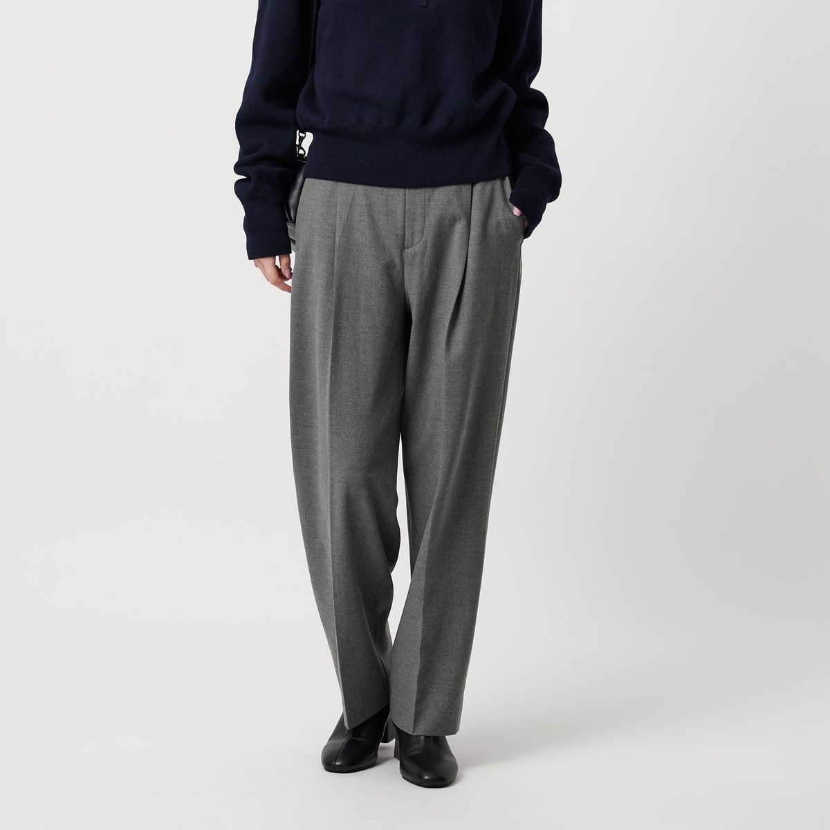 毛ポリエステル フランネルパンツ | ビューティー＆ユース