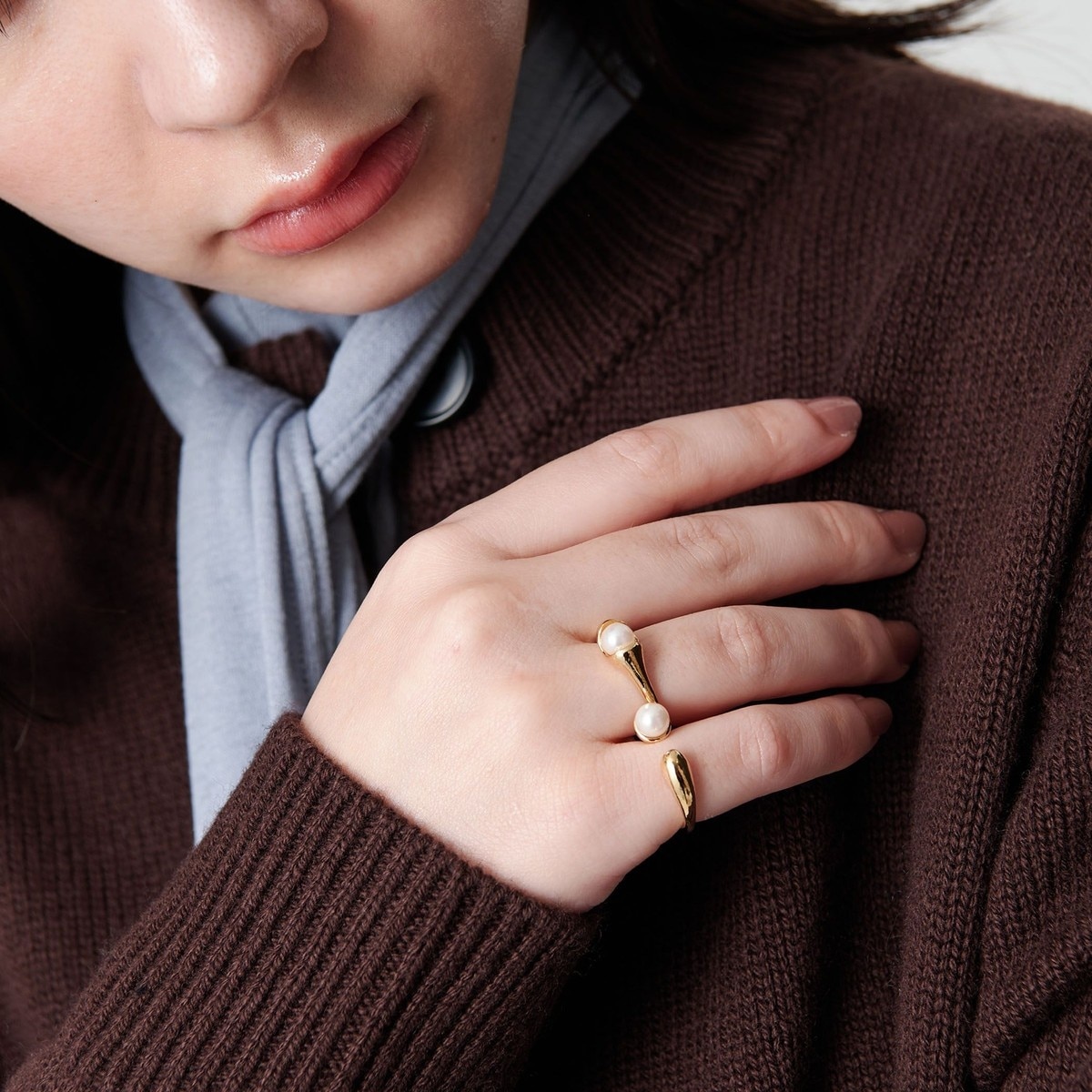 MIZUKI HANAYAMA×by Preek＞ツイスト リング | ビューティー＆ユース