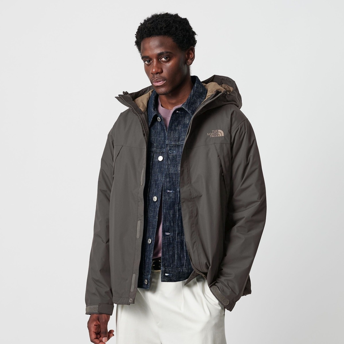 [}C]THE NORTH FACEXN[vWPbg/r[eB[[X iCebhA[YiBEAUTY&YOUTHj DK.GRAY