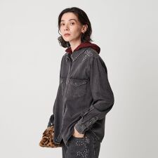 【国内EXCLUSIVE】＜Levi's＞スタッズ デニムウエスタンシャツ