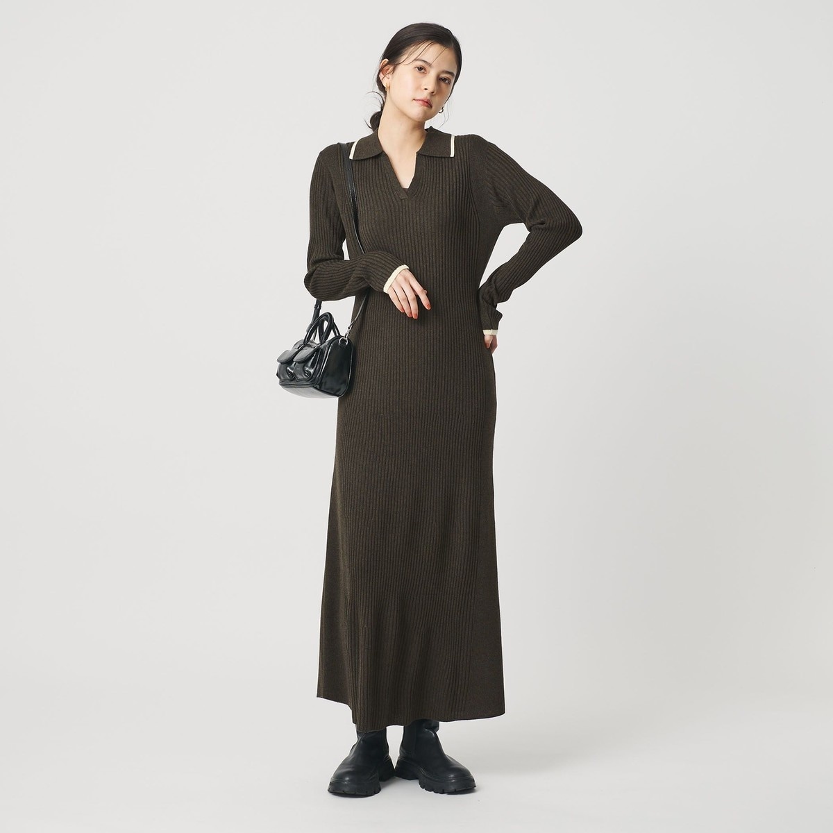 ビューティー&ユース　ユナイテッドアローズ　サイドホール　ワンピース BEAUTY&YOUTH UNITED ARROWS（ビューティーアンドユース