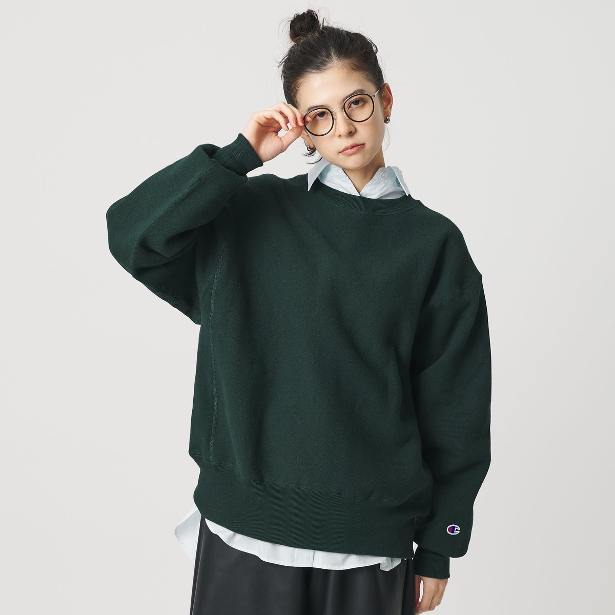 BEAUTY&YOUTH UNITED ARROWS ロゴトレーナースウェット NEW YORK MAGAZINE × BEAUTY&YOUTH＞ ロゴ スウェット