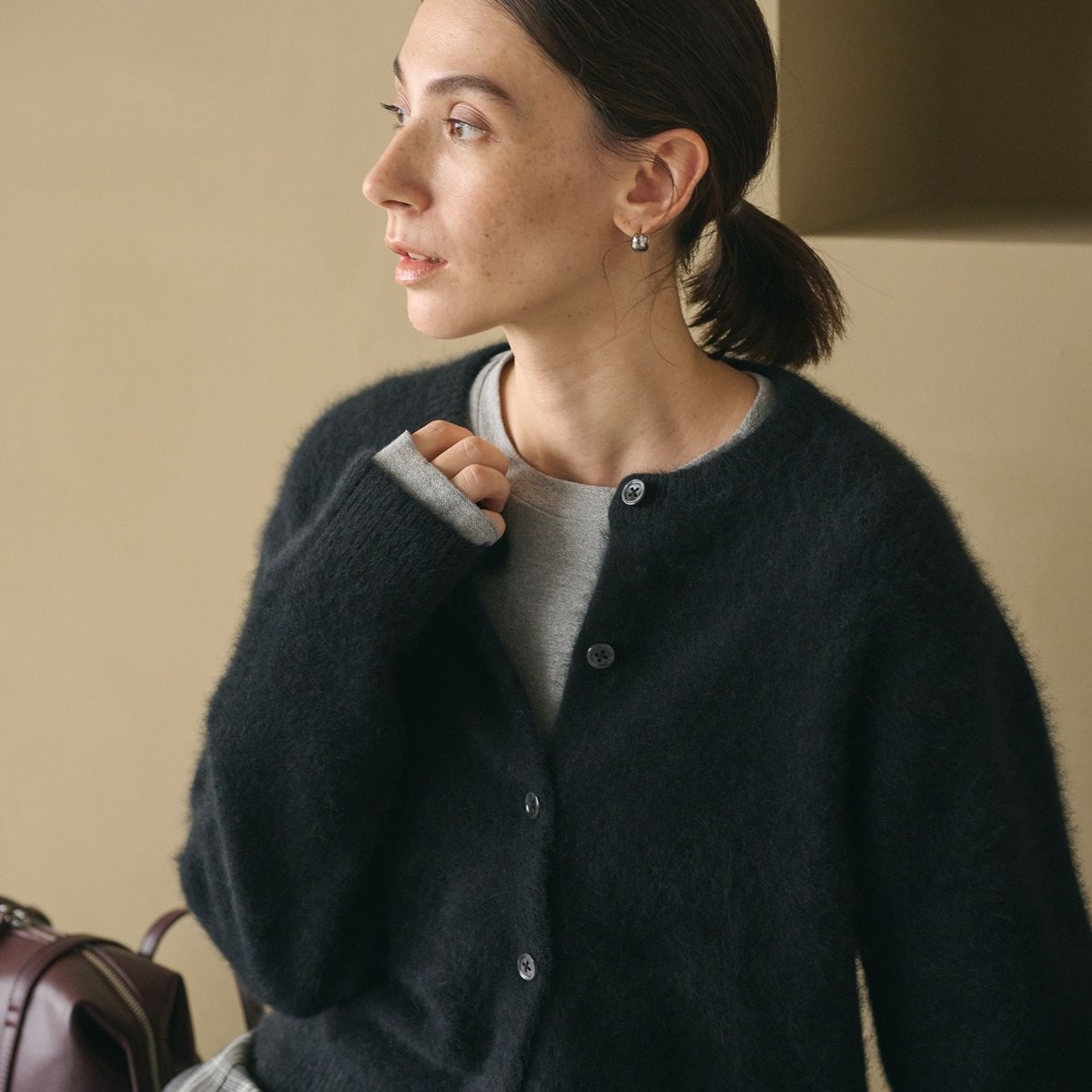 フォックスカシミヤ Vネックカーディガン | イエナ(IENA