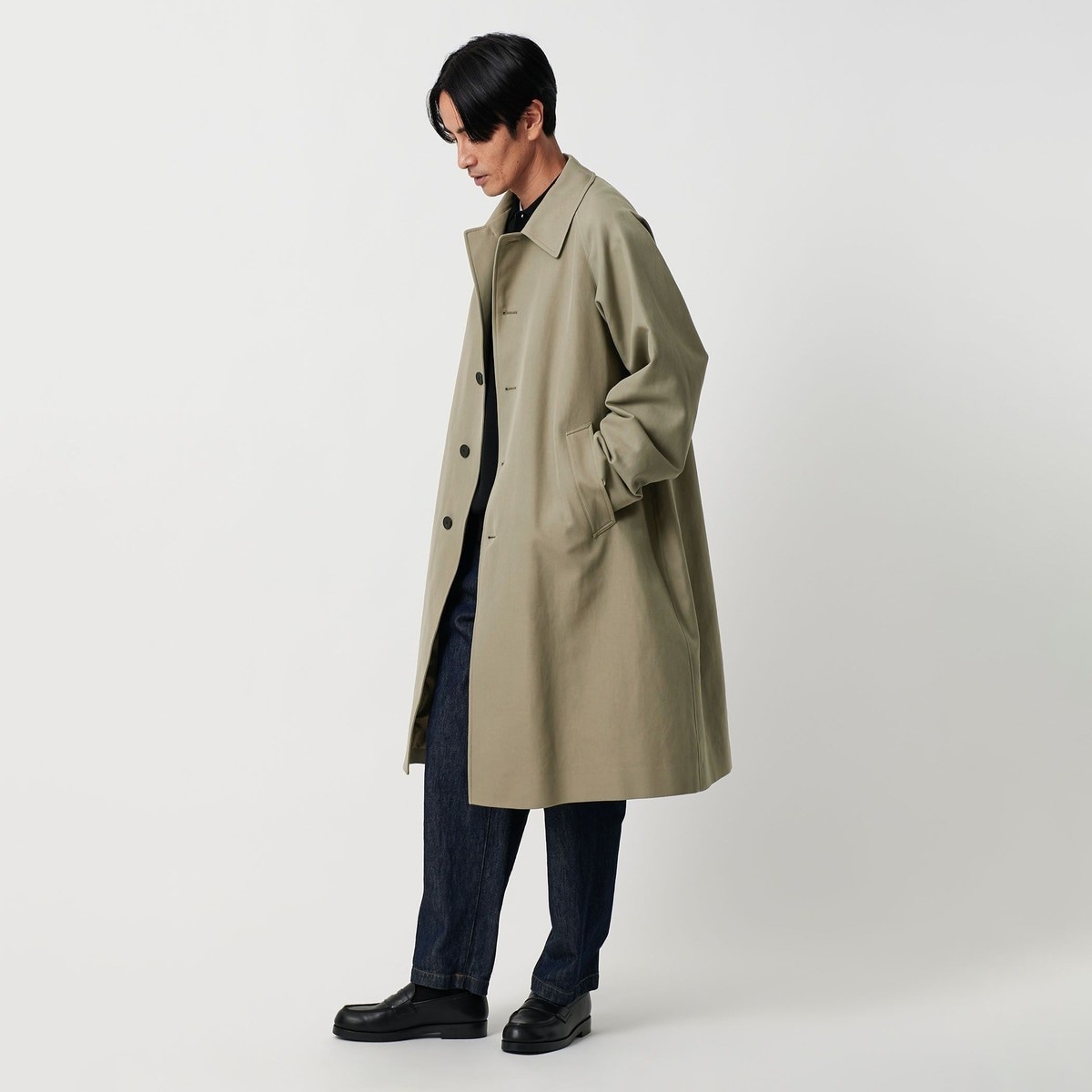 新品！ユナイテッドアローズ　ステンカラーコート　メンズ　撥水 UNITED ARROWS（ユナイテッドアローズ）の「ギャバジン ステン