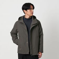 ソリッドタスラン フーディーブルゾン 撥水機能付き