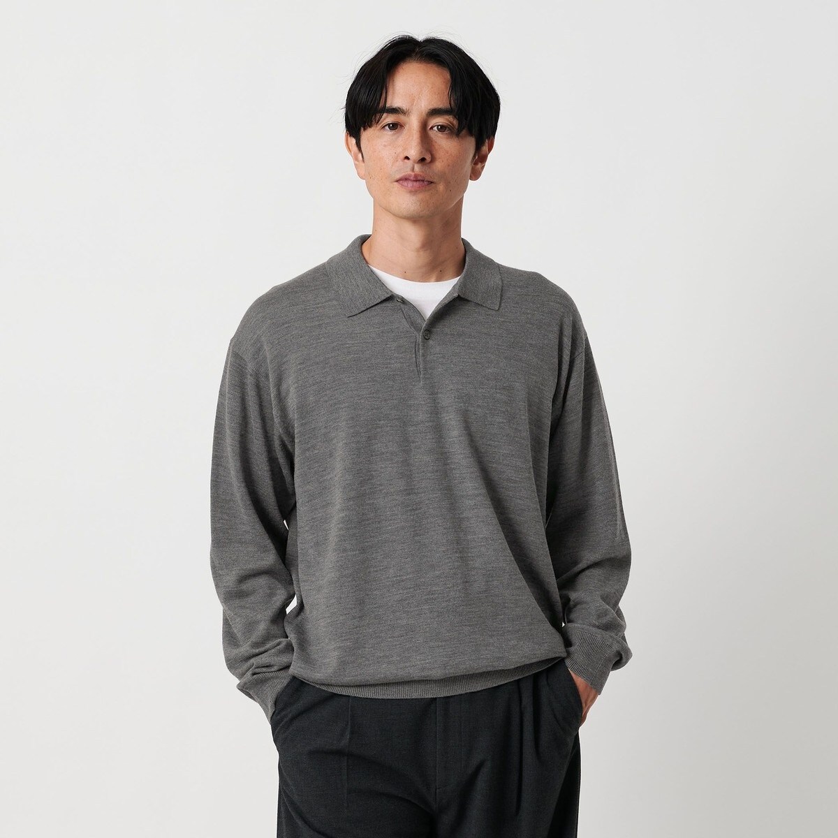 SUPER130 ウール ポロニット ウォッシャブル | ビューティー＆ユース