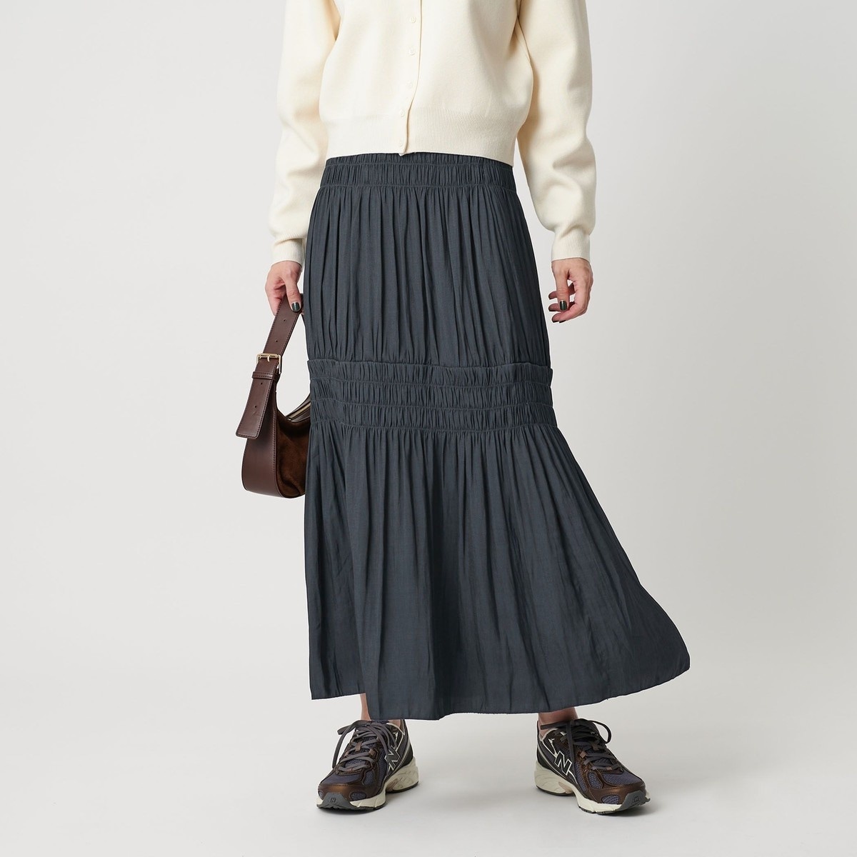 セットアップ対応】マドレーヌプリーツスカート | アダムエロペ(ADAM