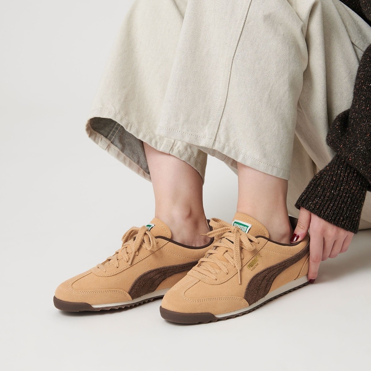 [}C]yEXCLUSIVEzPUMAXG[h A]i/r[eB[[X iCebhA[YiBEAUTY&YOUTHj BEIGE