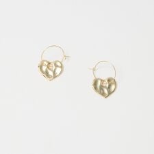 ビューティー＆ユース ユナイテッドアローズ(BEAUTY&YOUTH)のタタキ ハート フープピアス